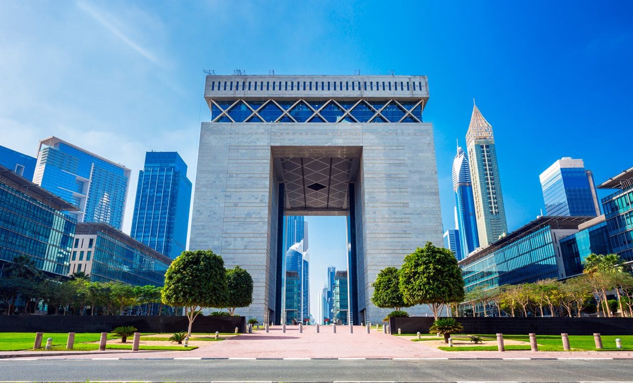 the Gate building in the Dubai International Financial Centre